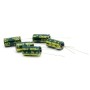 5x Condensateur chimique  1000uF 16V 8x16mm