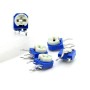 5x Trimmer 105 - 1M ohm - 0.1W Resistance Variable Rm-63 