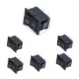 5x Mini Interrupteur  SPST - KCD1-11 3A 250v 10x15mm