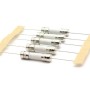 5x Fusibles ceramique T3.15A - 250v 5x20mm a souder - Lent